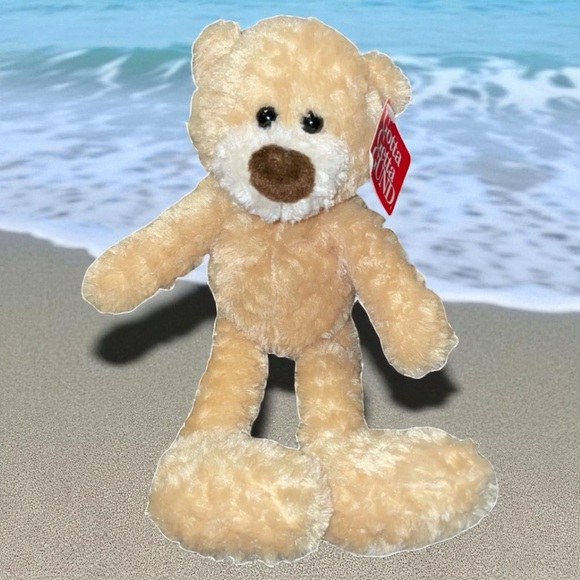 Gund Teddy Bear Barnaby Plush 6432 Stuffed Animal Nursery Decor Shower Gift 10" - Picture 1 of 10